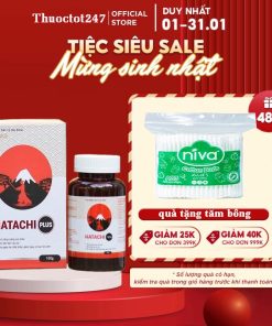 HATACHI Plus  [HÀNG CHÍNH HÃNG]  HATACHI Plus Giúp giảm nguy cơ bạc tóc sớm 100G - shopizin